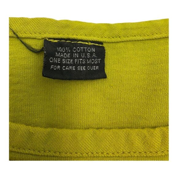 Women’s Vintage Green Handmade Painting T-Shirt Dress Size One Size. - Picture 5 of 14